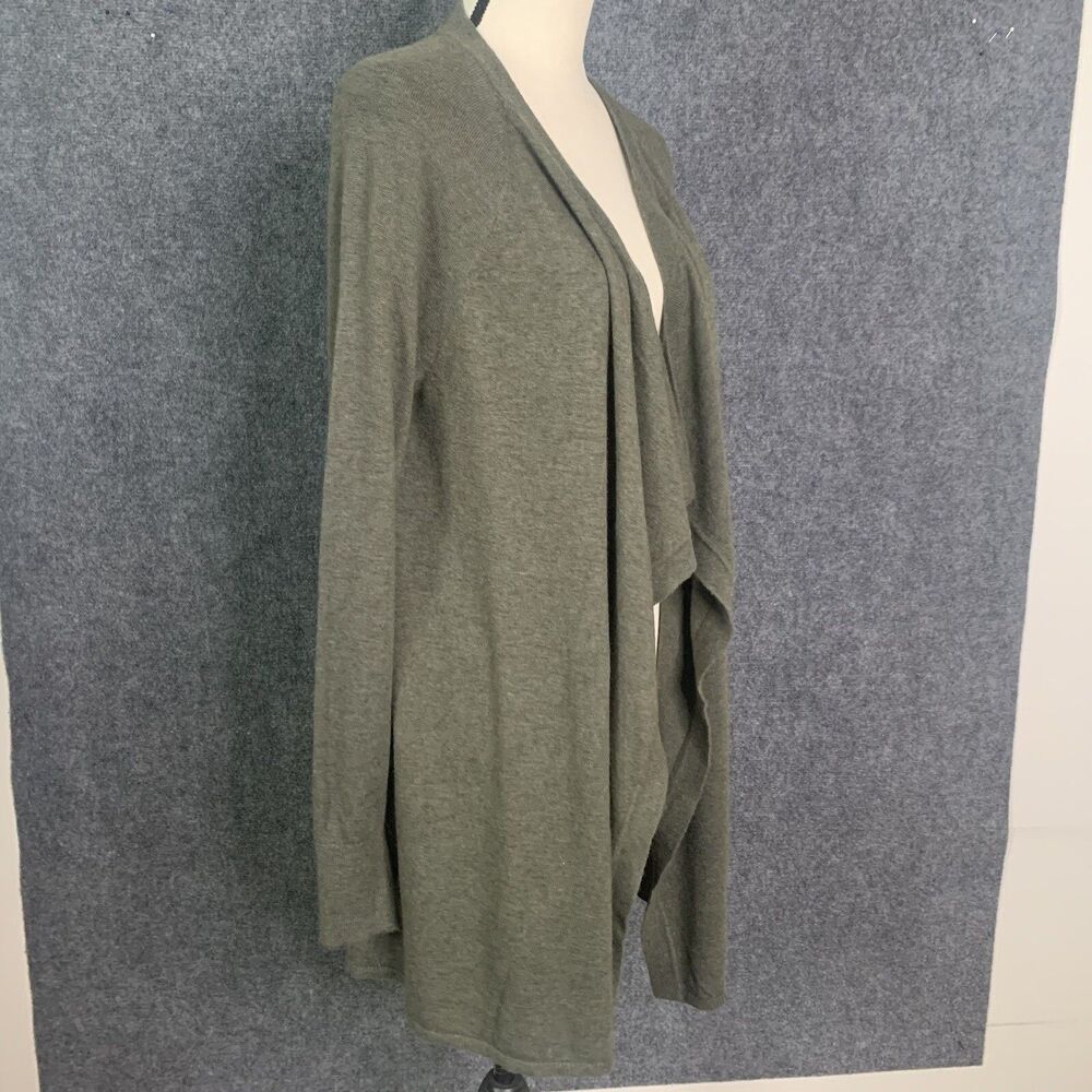 Loft Open Cardigan Waterfall Soft Wool Blend Mini… - image 7
